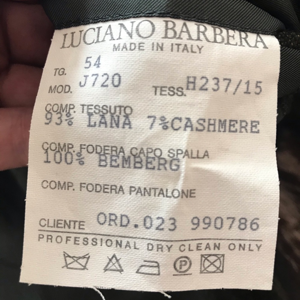 Luciano Barbera Collezione Sartorial sport coat - Picture 10 of 12